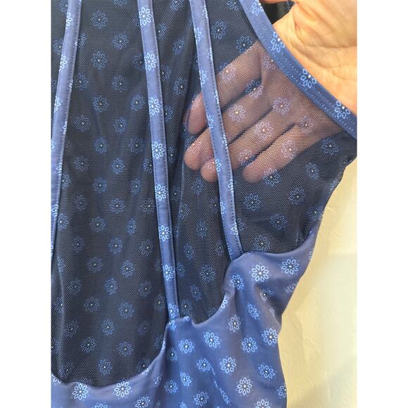 NWT Baltogs Daisy mesh back camisole leotard M - Picture 7 of 10